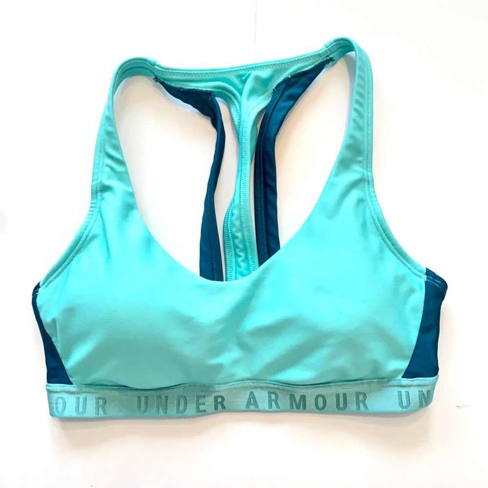 Under Armour Sports Bra Blue Small